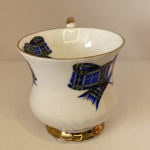 Elizabethan Fine Bone China Tea Cup And Saucer Nova Scotia Tartan - Picture 11 of 16